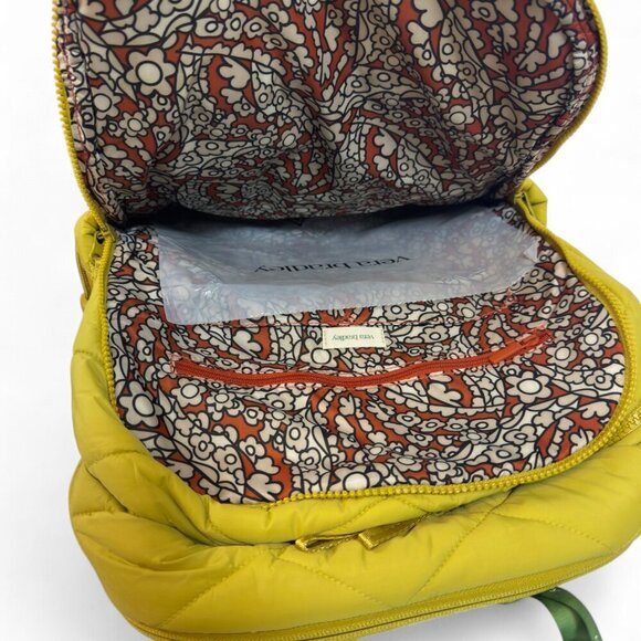 Vera Bradley Large Bancroft Backpack Moonless Night Black Premium Cotton 50103 - Picture 7 of 10